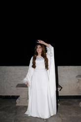 Dove butterfly kaftan