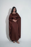 Brown butterfly kaftan
