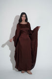 Brown butterfly kaftan