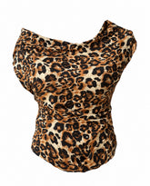 Leopard printed tee