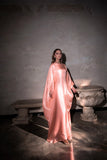 Peach butterfly kaftan