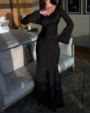Gamine dress black