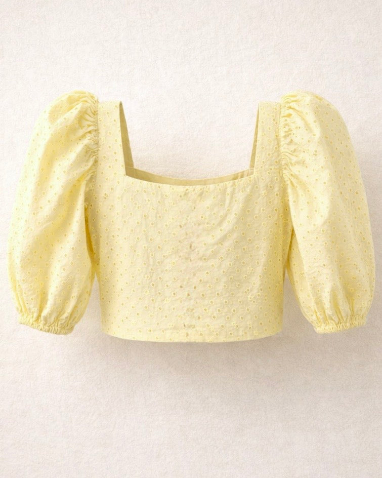 Daisy crop top