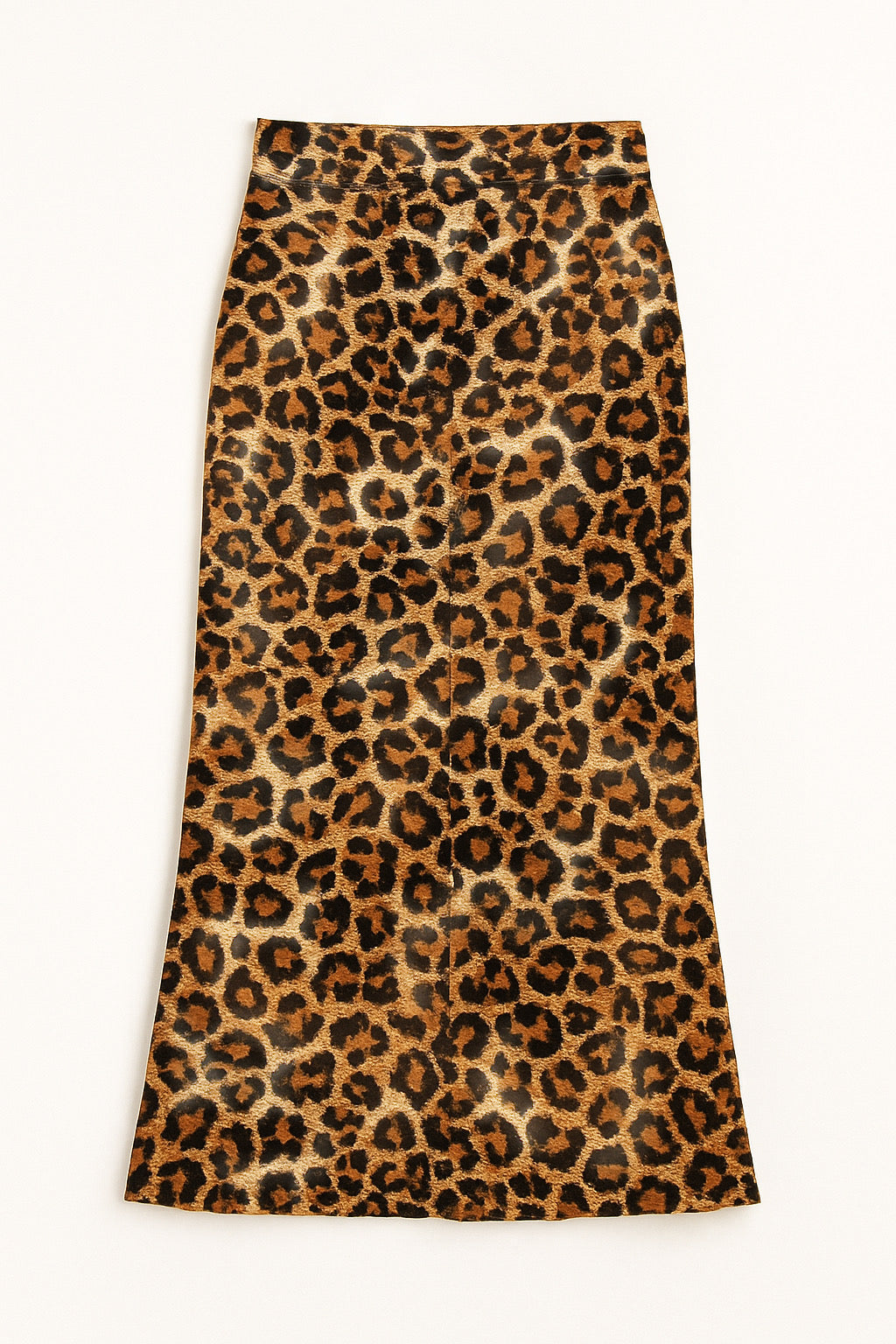 Cheetah print maxi skirt