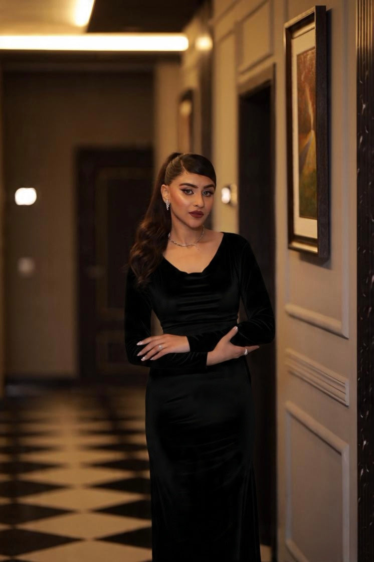 Black Velvet gown