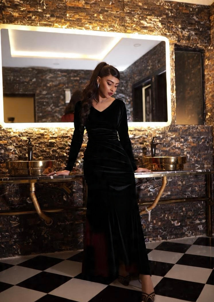 Black Velvet gown