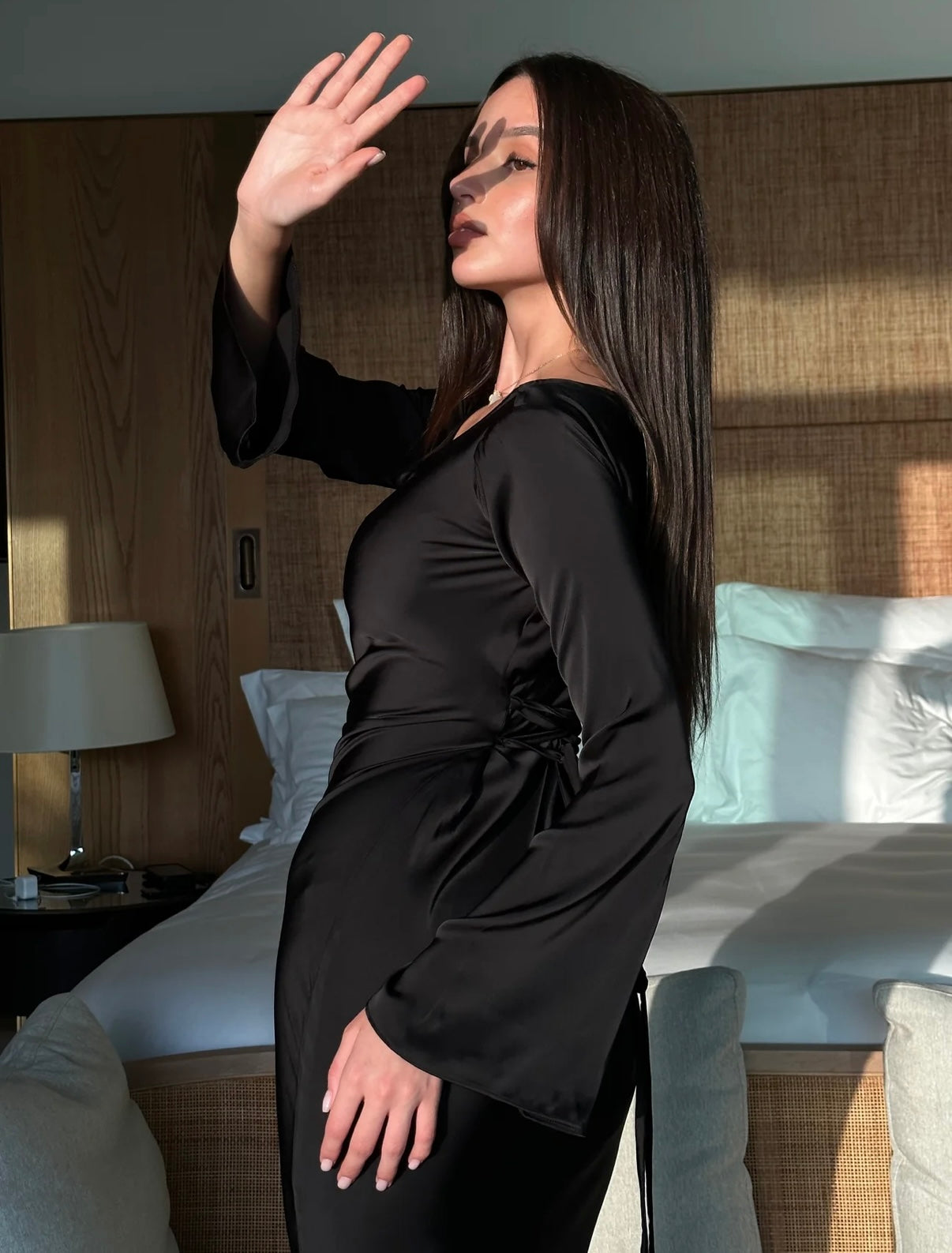 Gamine dress black