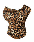 Leopard printed tee