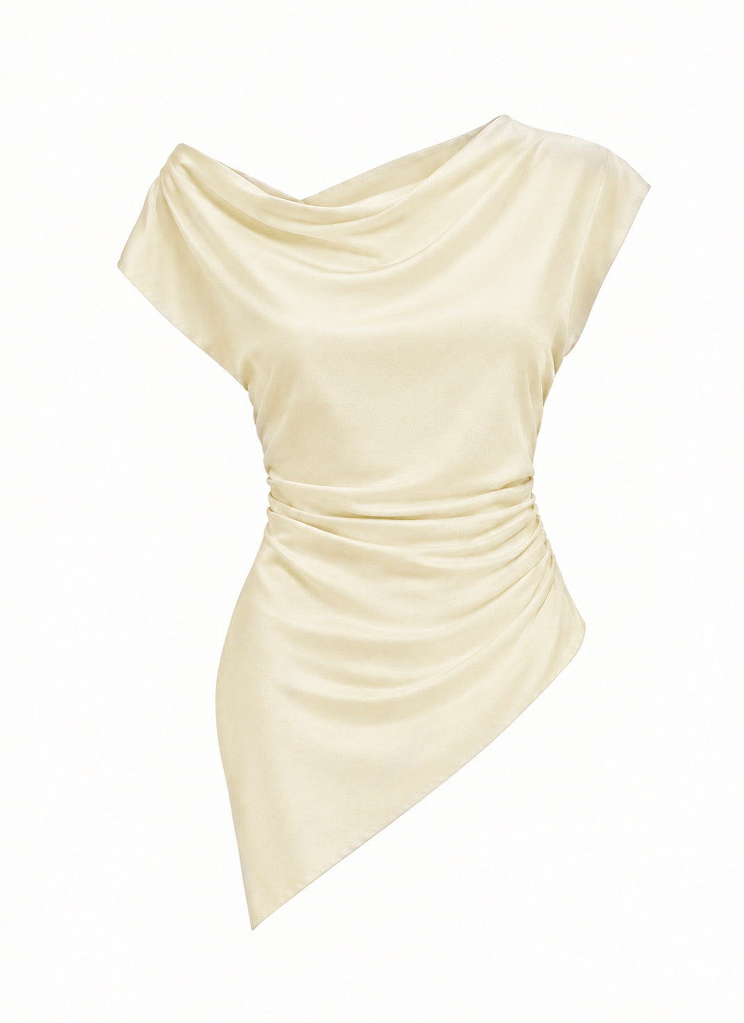 Asymmetrical top cream