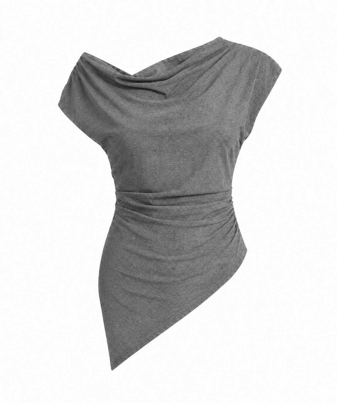 Asymmetrical tee Grey